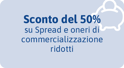 spread ridotto e una quota fissa più bassa